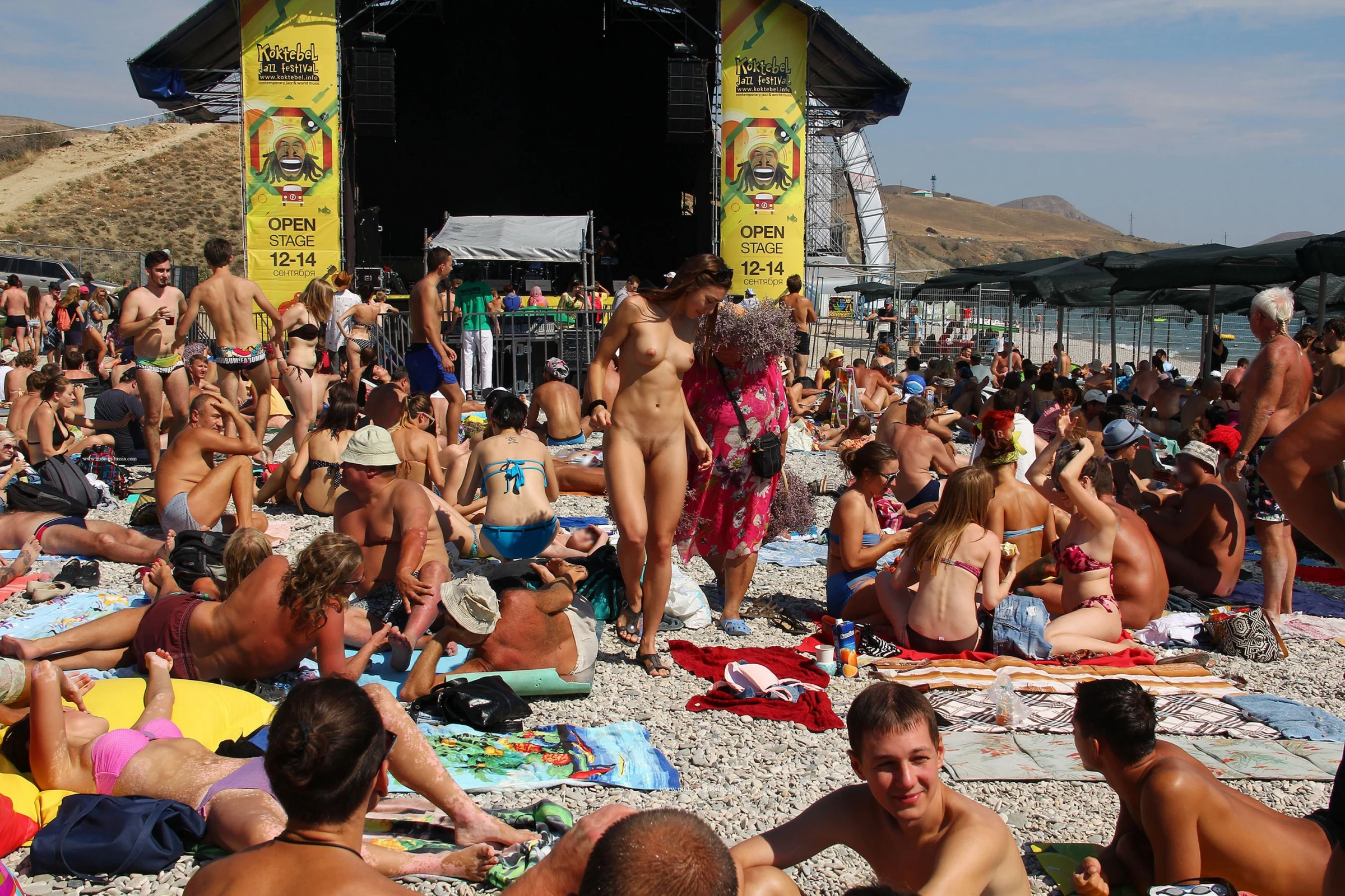 NudeInRussia Jana Jazz Festival Koktebel [100P]