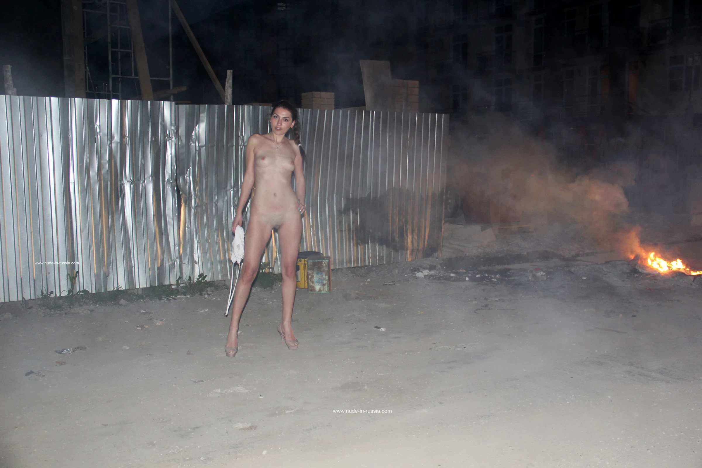 NudeInRussia Karina On The Street Of Southern City [55P]