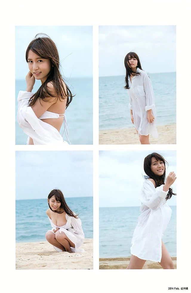 2016年3月23日[写真]SKE48大场美奈海边泳池温泉展露美乳事业线 [22P]