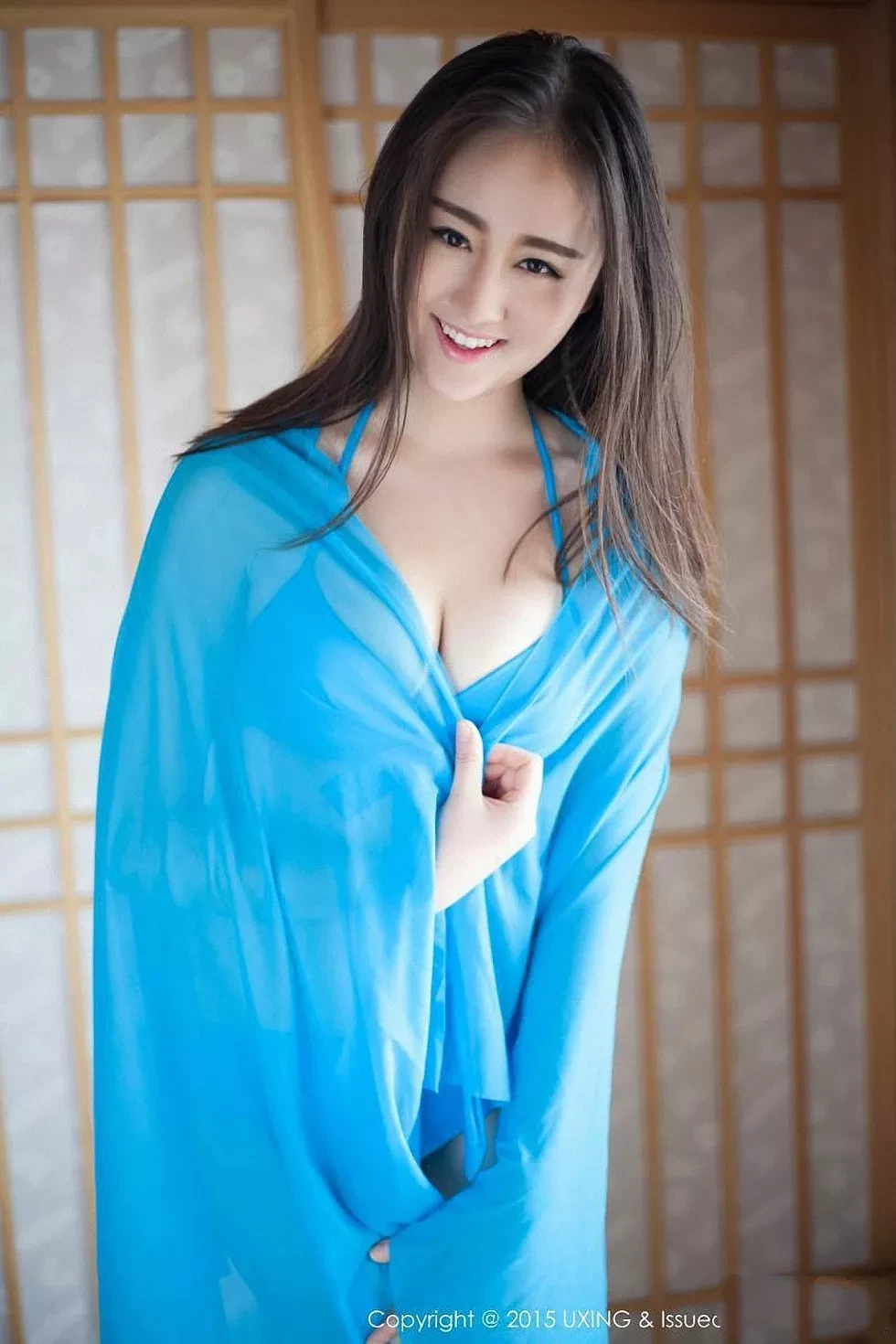 [UXING优星馆]Vol.005_新人嫩模Romi王朝朝蓝色妖姬性感比基尼秀豪乳写真62P