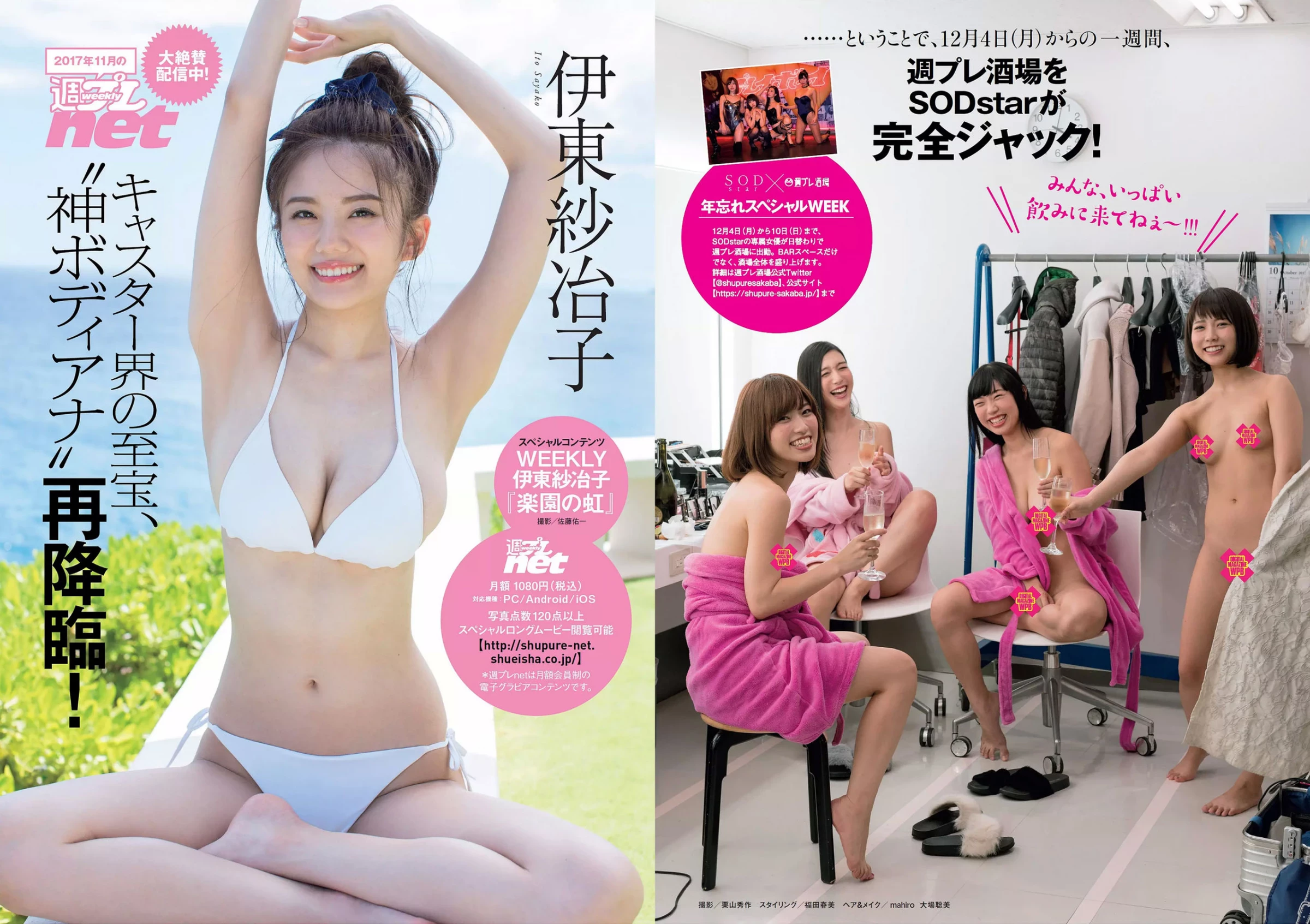 Weekly Playboy 2017年No.47 桥本マナミ 安藤咲桜 高田夏帆 若月佑美 铃木友菜 园都 黒泷まりあ