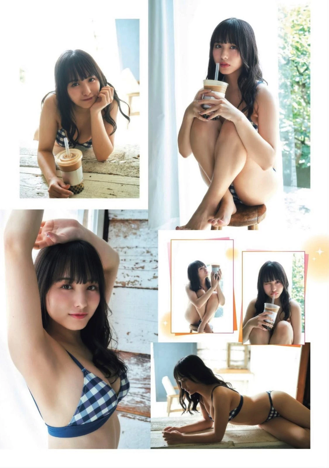 身长149cmの巨乳娘 新谷真由の水著グラビア画像--2019 10 14追加