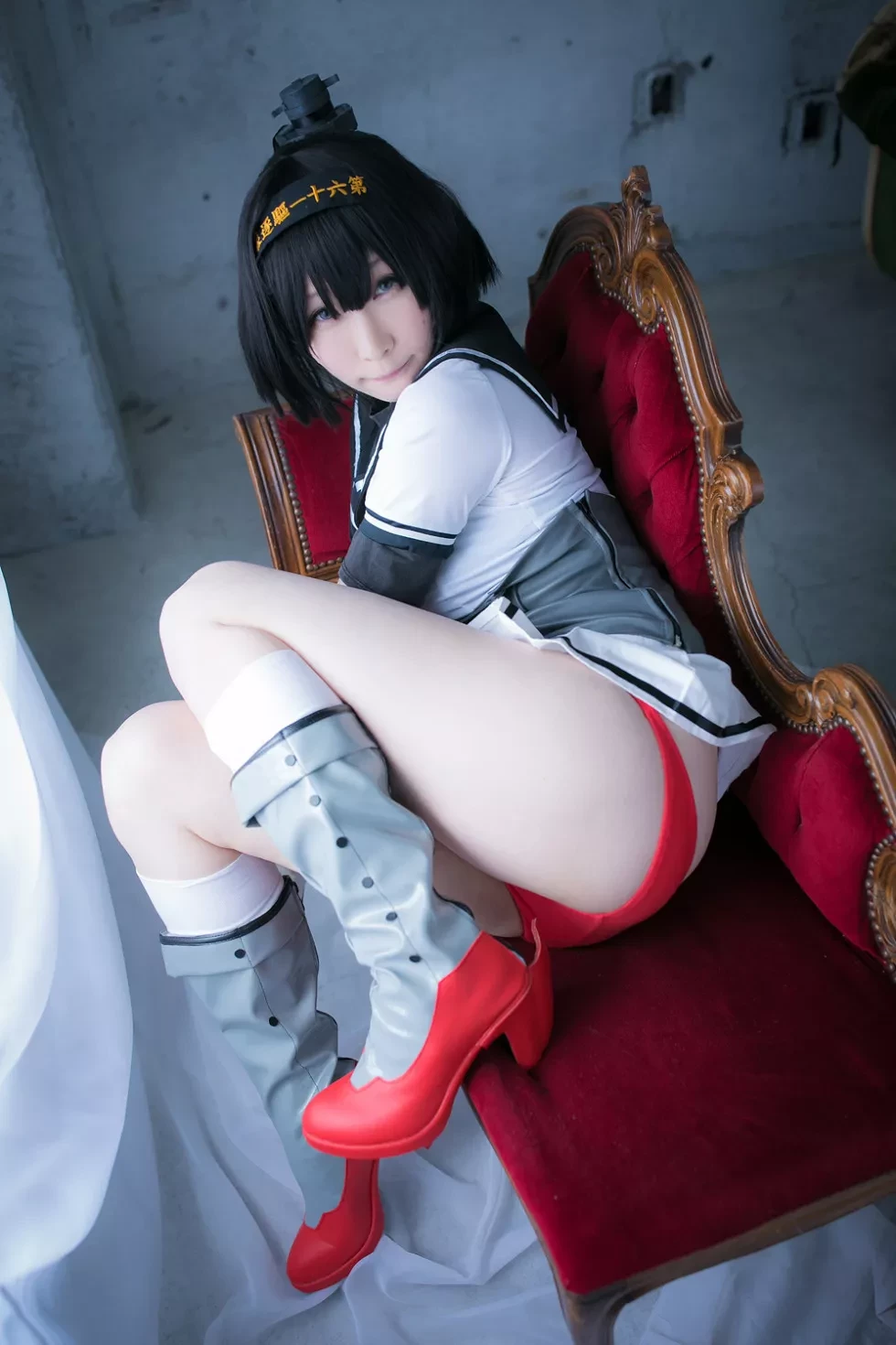 [Cosplay精选]COS正片《Suite2》图集红色内裤系列 黑色紧身衣诱惑写真330P