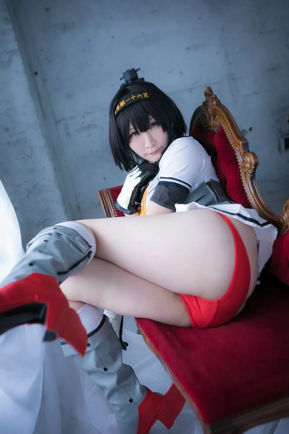 [Cosplay精选]COS正片《Suite2》图集红色内裤系列 黑色紧身衣诱惑写真330P