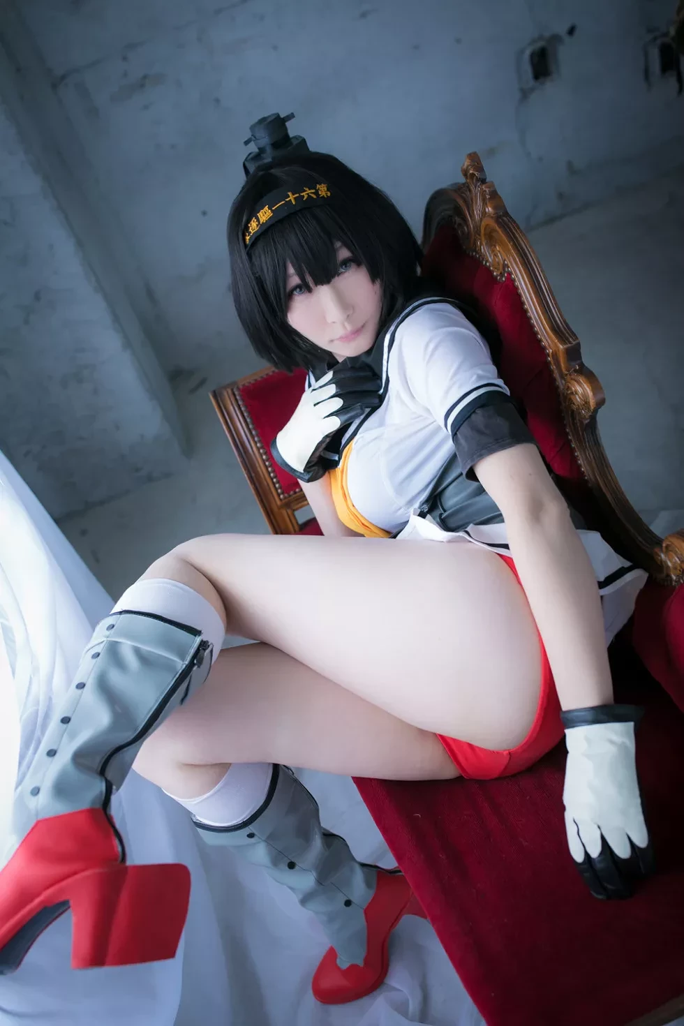 [Cosplay精选]COS正片《Suite2》图集红色内裤系列 黑色紧身衣诱惑写真330P