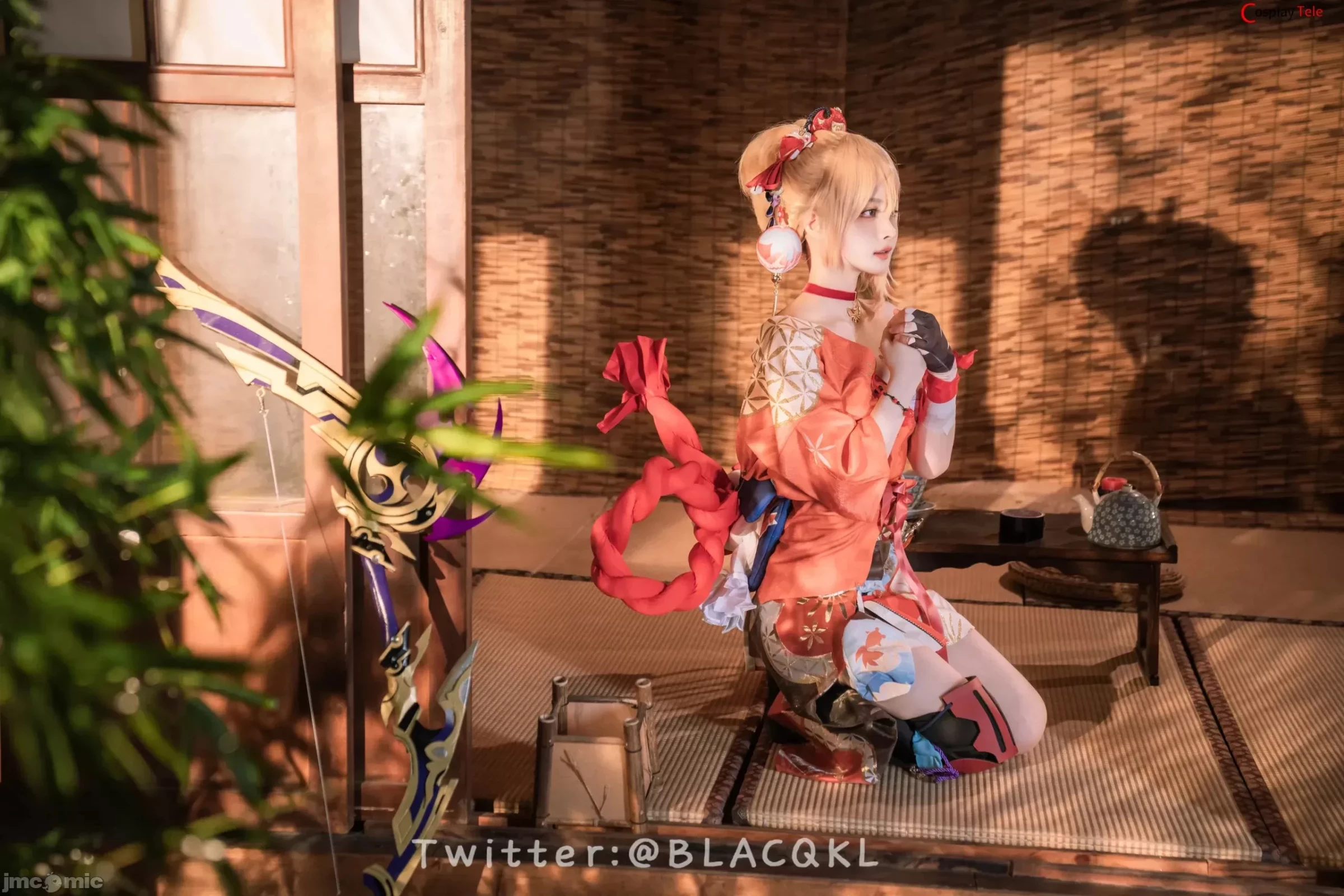 Blacqkl [白莉爱吃巧克力] cosplay Yoimiya – Genshin Impact [92P]