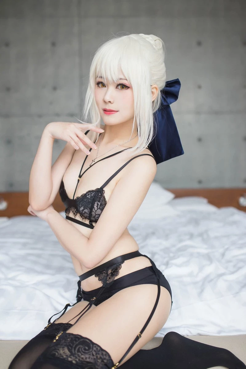 FGO 黑呆阿尔托莉雅黑丝cosplay [97P]