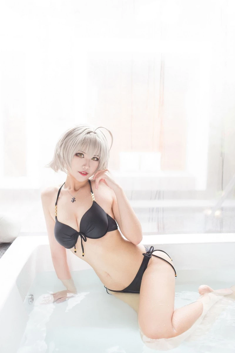 FGO 黑呆阿尔托莉雅黑丝cosplay [97P]