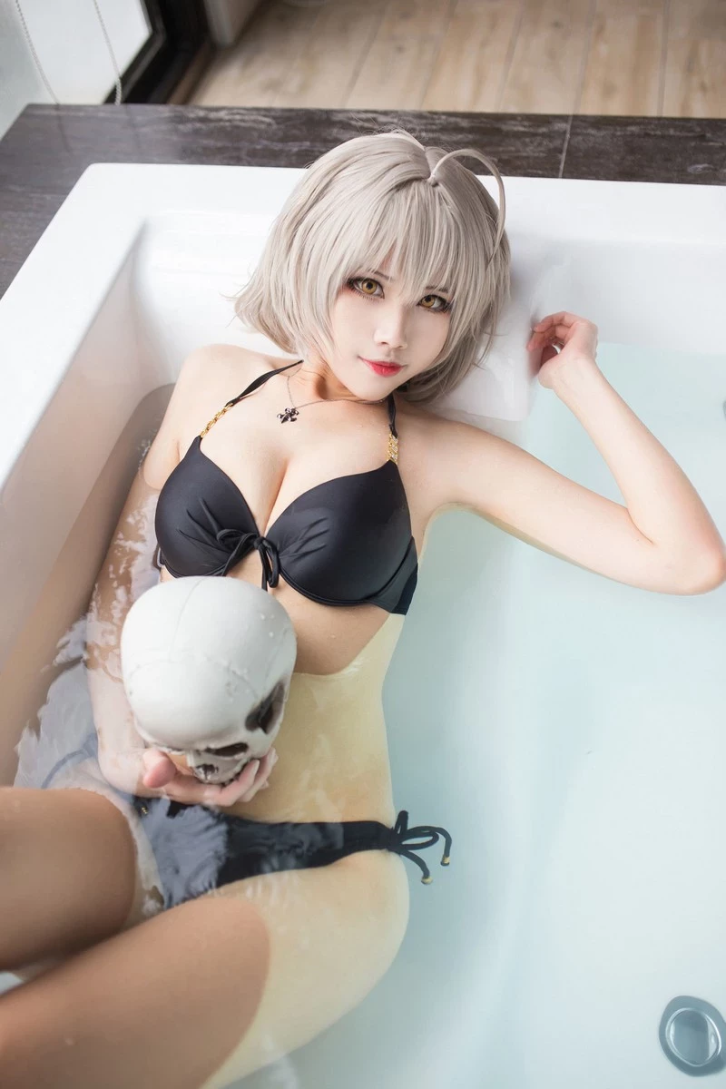 FGO 黑呆阿尔托莉雅黑丝cosplay [97P]