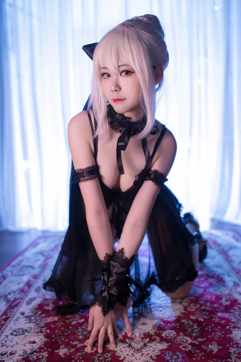 FGO 黑呆阿尔托莉雅黑丝cosplay [97P]