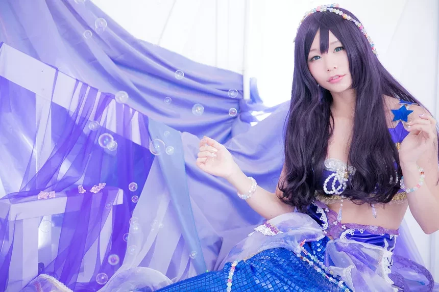 [Cosplay精选]Cosplay正片《AkiLive》图集性感美人鱼 黑丝美腿诱惑写真256P