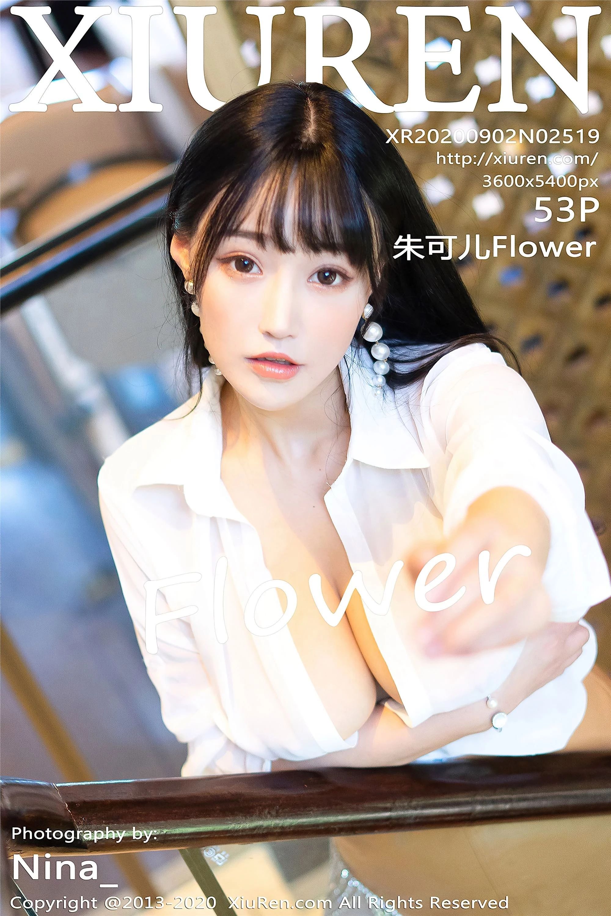 [Xiuren秀人网系列]2020.09.02 Vol.2519 朱可儿Flower 完整版无水印写真[54P]