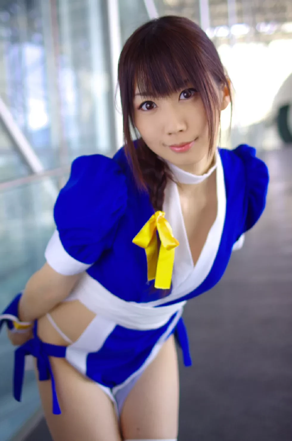 [Cosplay精选]COS正片《霞浪漫》美女武士的白丝美腿性感写真337P