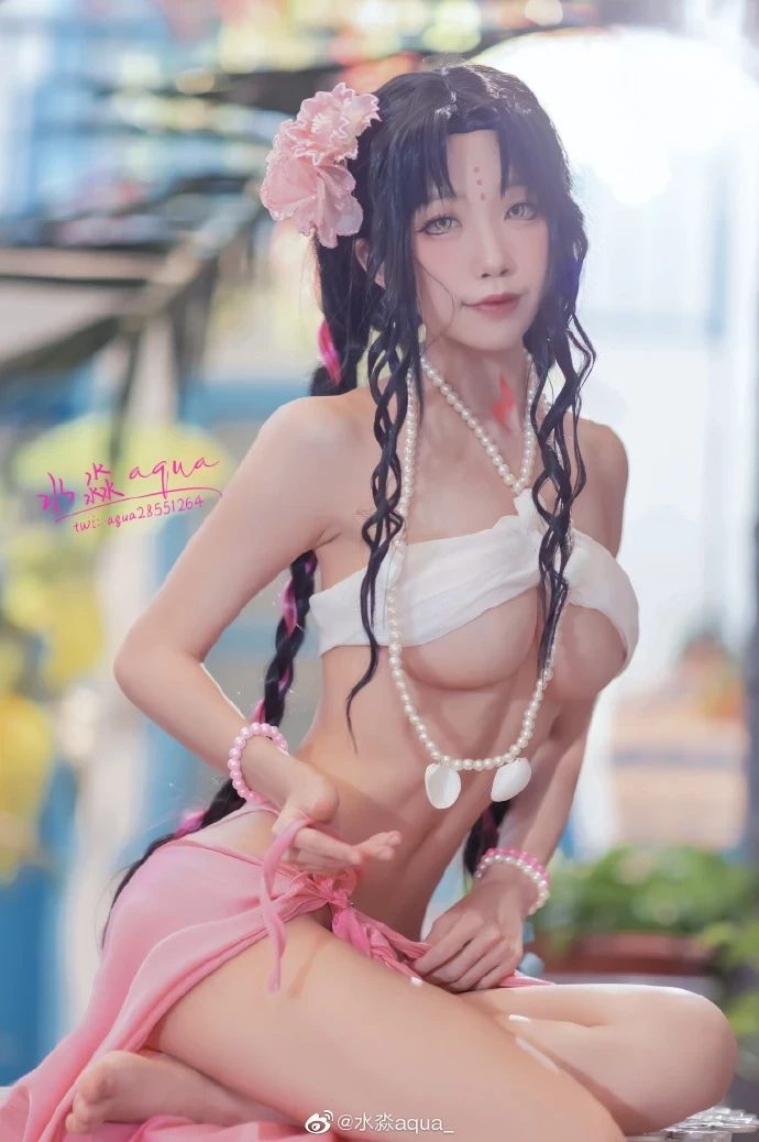 FGO殺生院祈荒性感泳裝Cosplay[CN：水淼aqua] [9P]