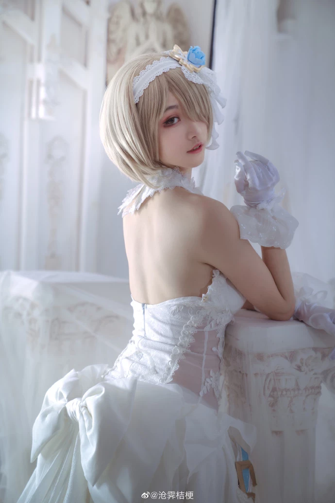 《崩壞3》麗塔•洛絲薇瑟花嫁薔薇誓言Cosplay[CN：滄霽桔梗] [11P]