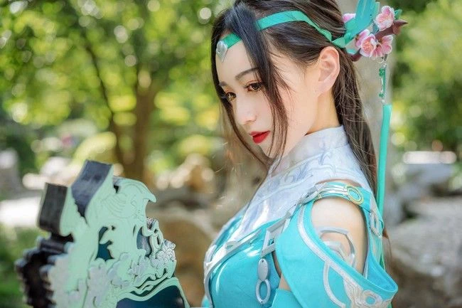 COSPLAY劍網3雪河琴娘古裝攝影