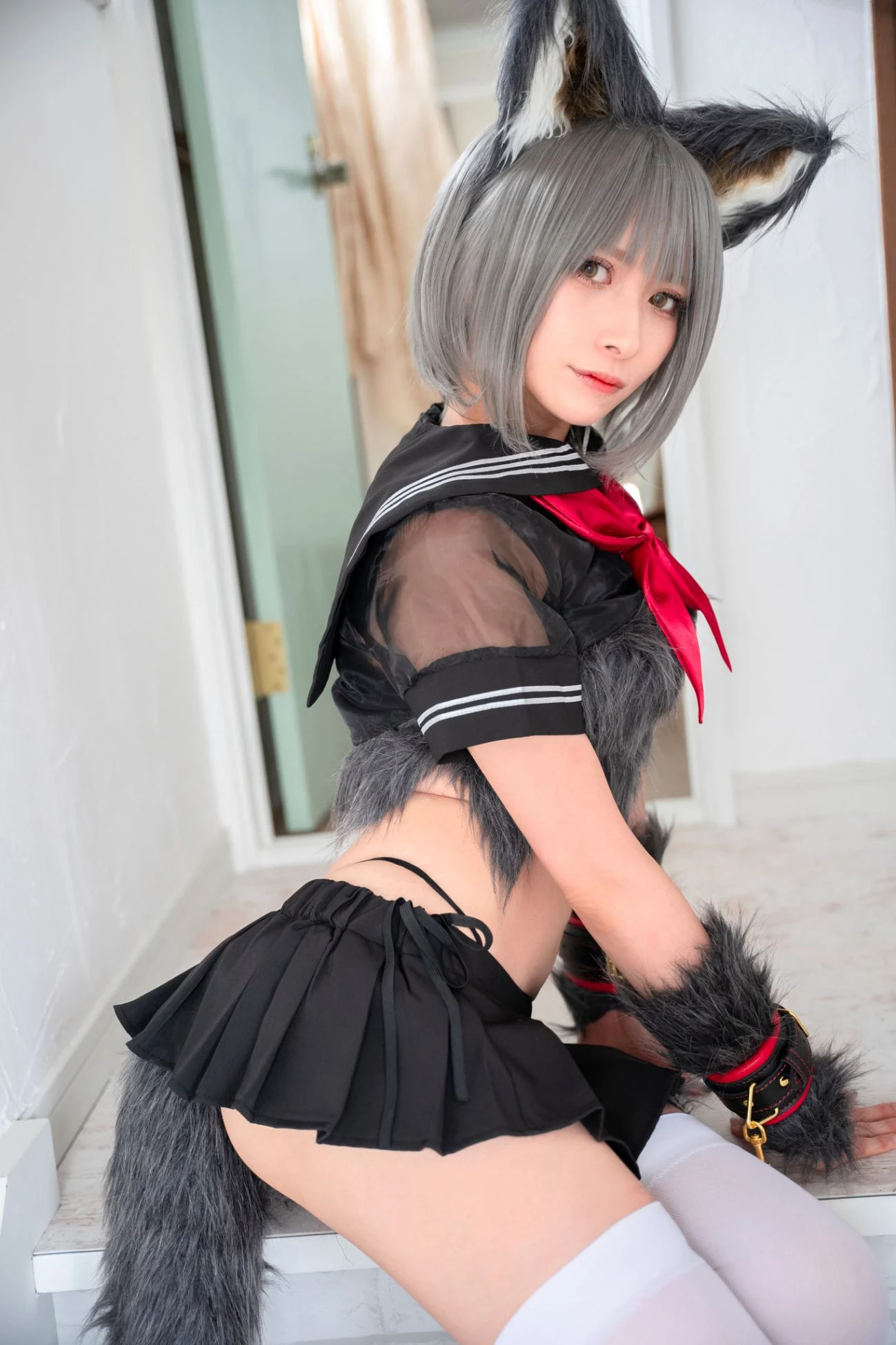 Cosplay C98 girlfriend end JILL オオカミちゃんって呼んでもイイよ 04 kakuge ppoi