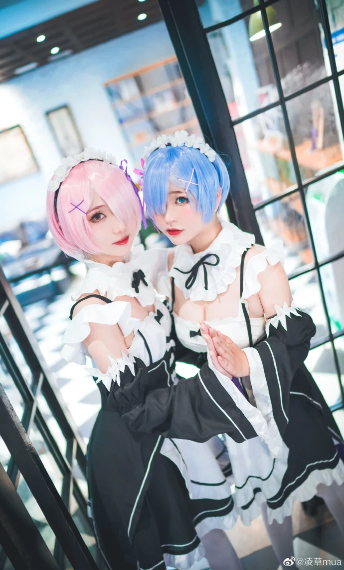 Re：從零開始的異世界生活 蕾姆：@愛吃魚的二貨小喵 拉姆：@淩草mua [9P]