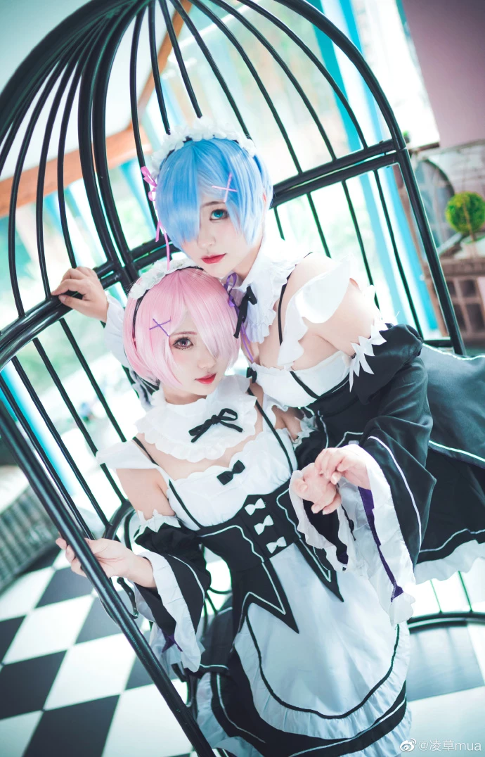 Re：從零開始的異世界生活 蕾姆：@愛吃魚的二貨小喵 拉姆：@淩草mua [9P]