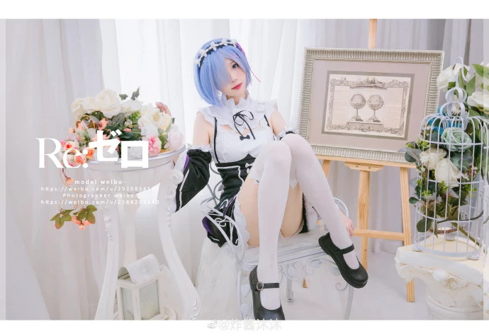 《Re：從零開始的異世界生活》性感雷姆女僕Cosplay[CN：炸醬沐沐] [14P]