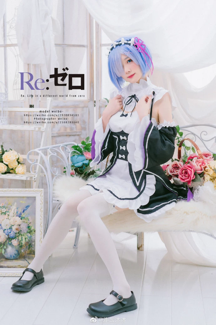 《Re：從零開始的異世界生活》性感雷姆女僕Cosplay[CN：炸醬沐沐] [14P]