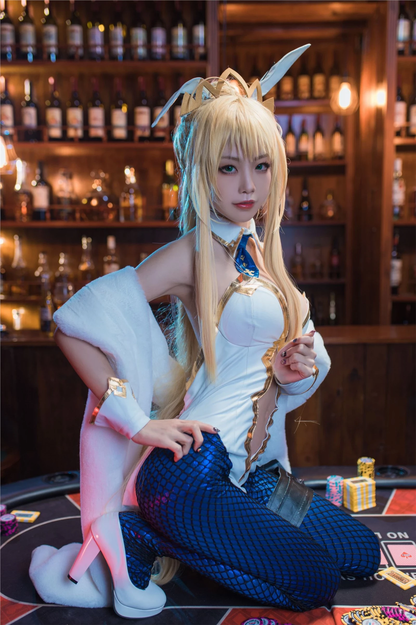 cosplay 水淼 白槍呆