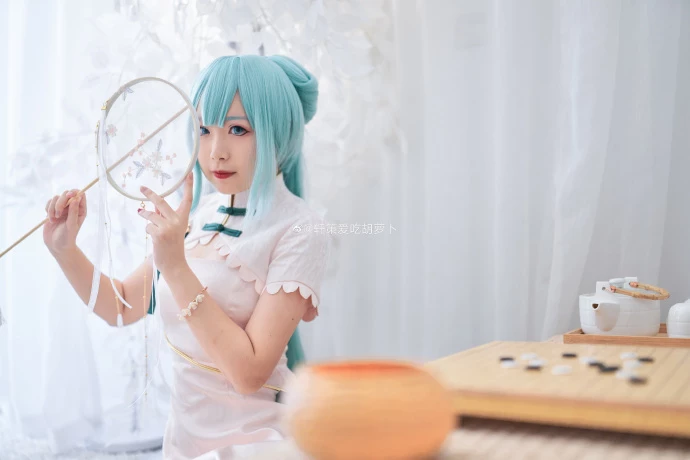 初音未來 「韶華」旗袍 @軒策愛吃胡蘿卜 [9P]