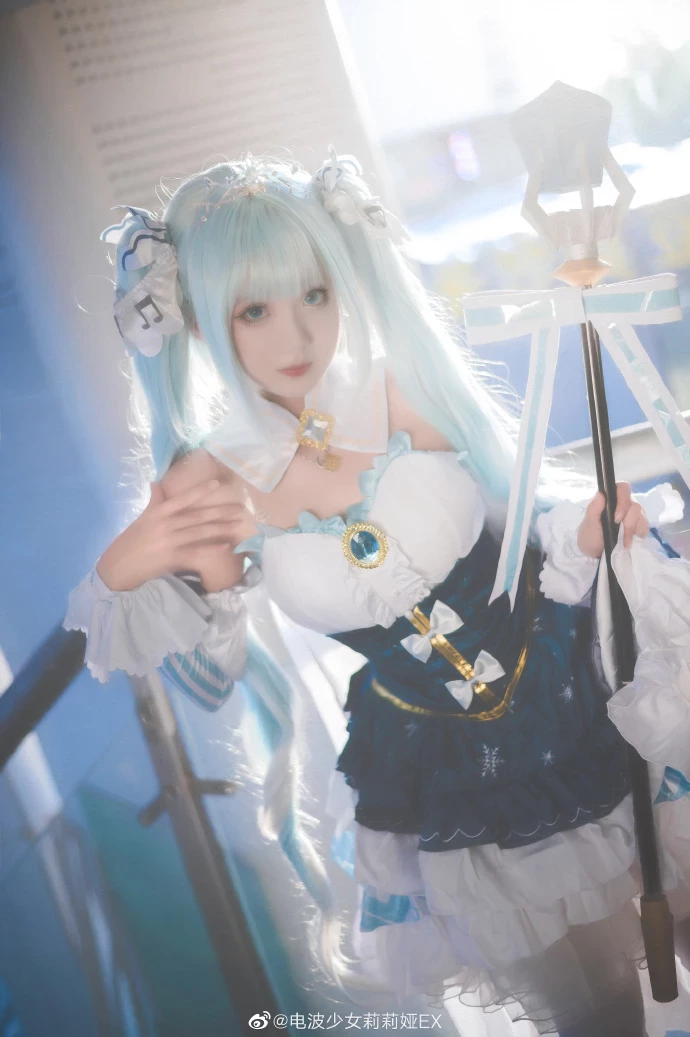 初音未來 2019雪初音 snow miku @電波少女莉莉婭EX [9P]