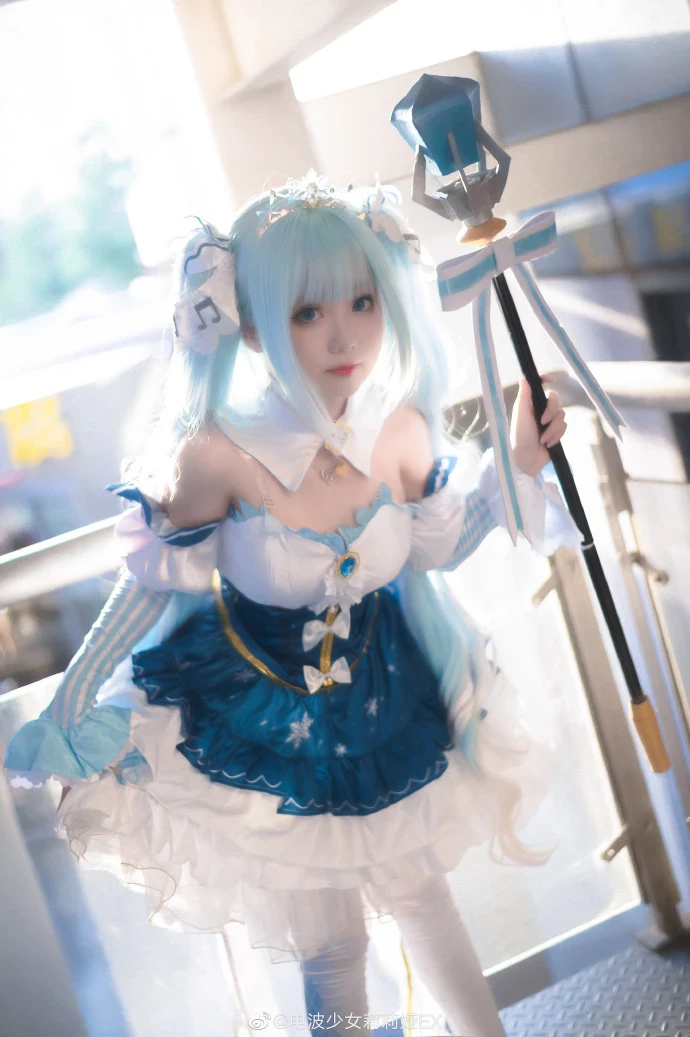 初音未來 2019雪初音 snow miku @電波少女莉莉婭EX [9P]