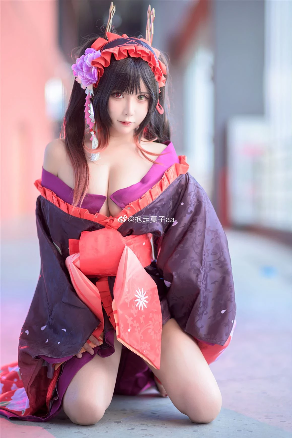 《約會大作戰》時崎狂三性感巨乳Cosplay[CN：抱走莫子] [11P]