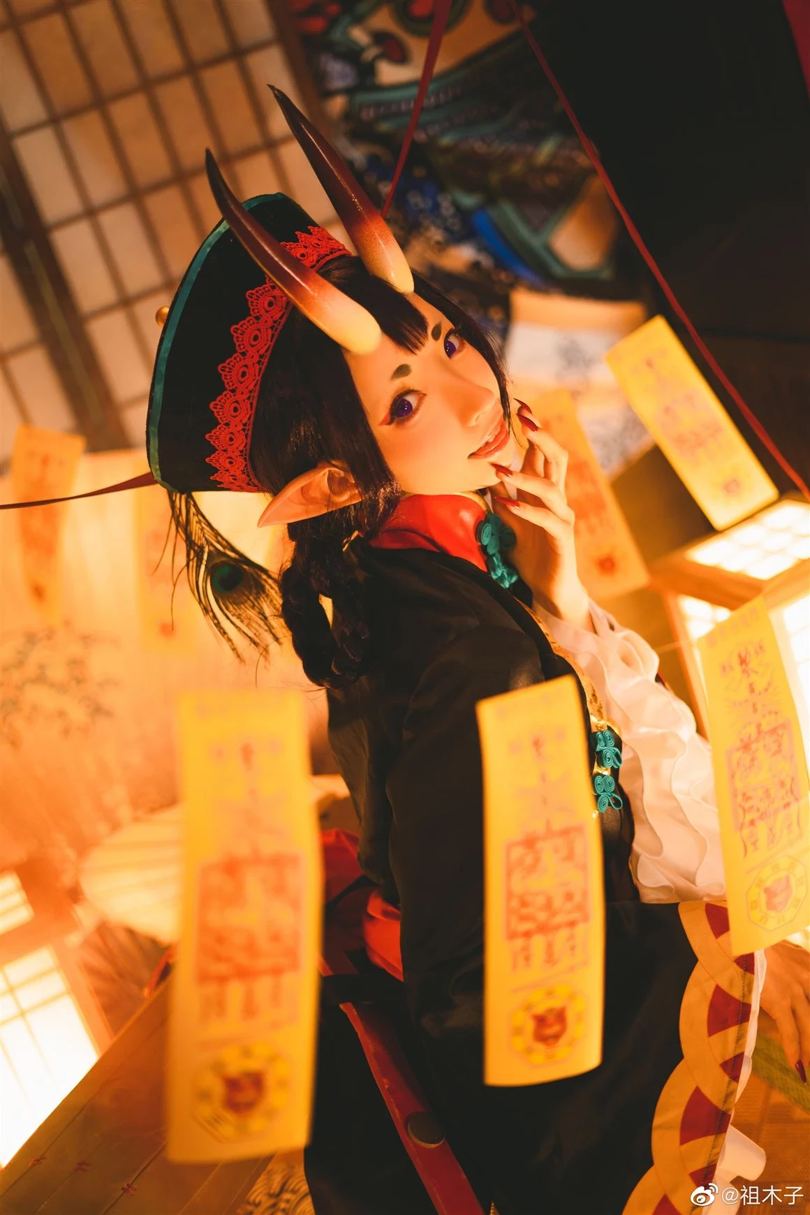 《陰陽師》酒吞童子Cosplay[CN：祖木子] [11P]