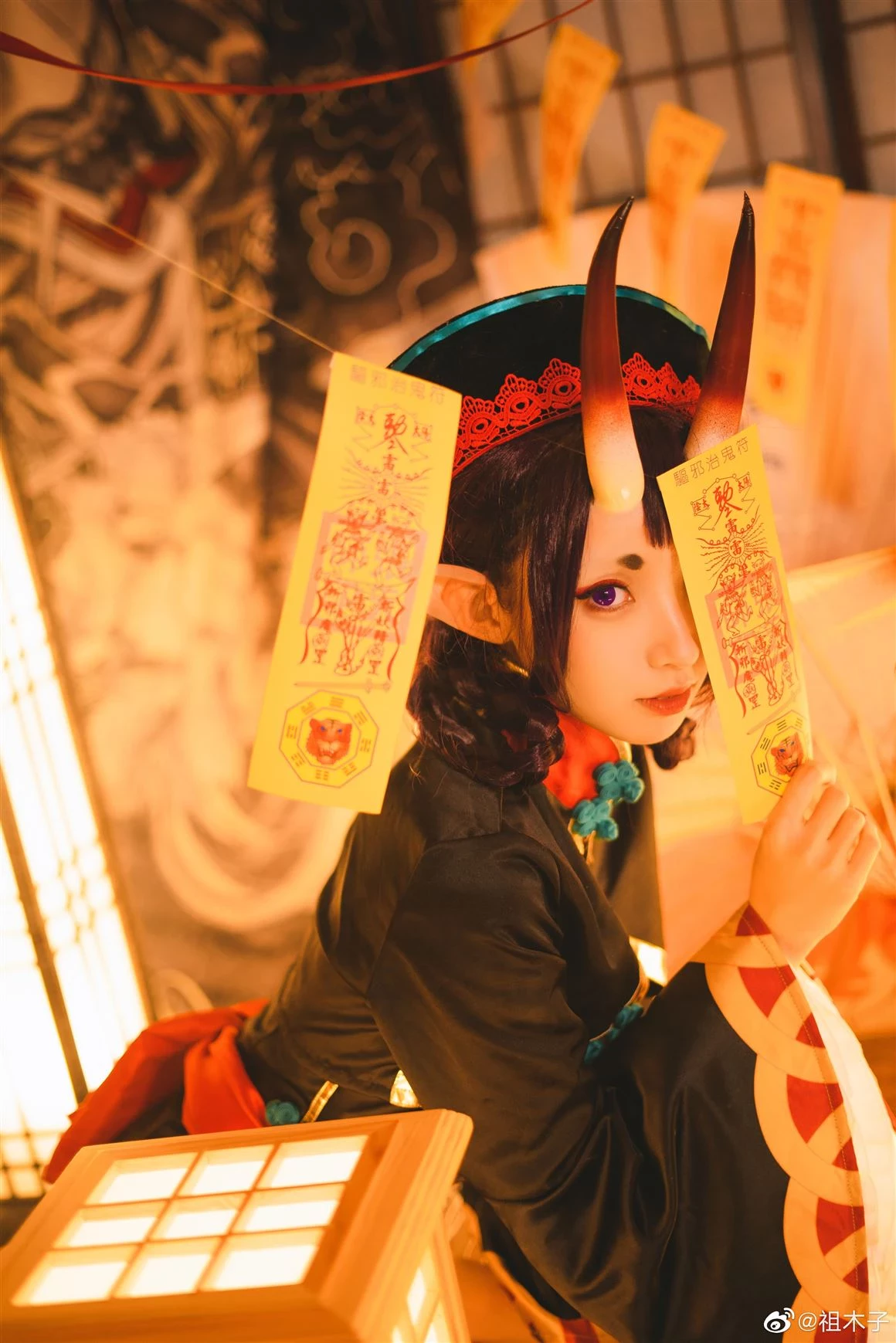 《陰陽師》酒吞童子Cosplay[CN：祖木子] [11P]