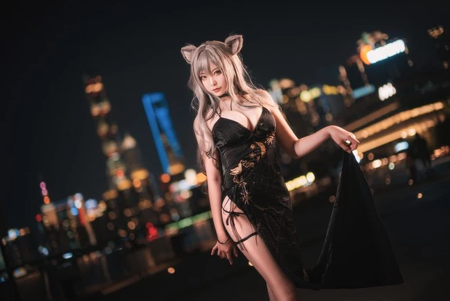 《明日方舟》黑禮服Cosplay[CN：櫻島嗷一] [8P]