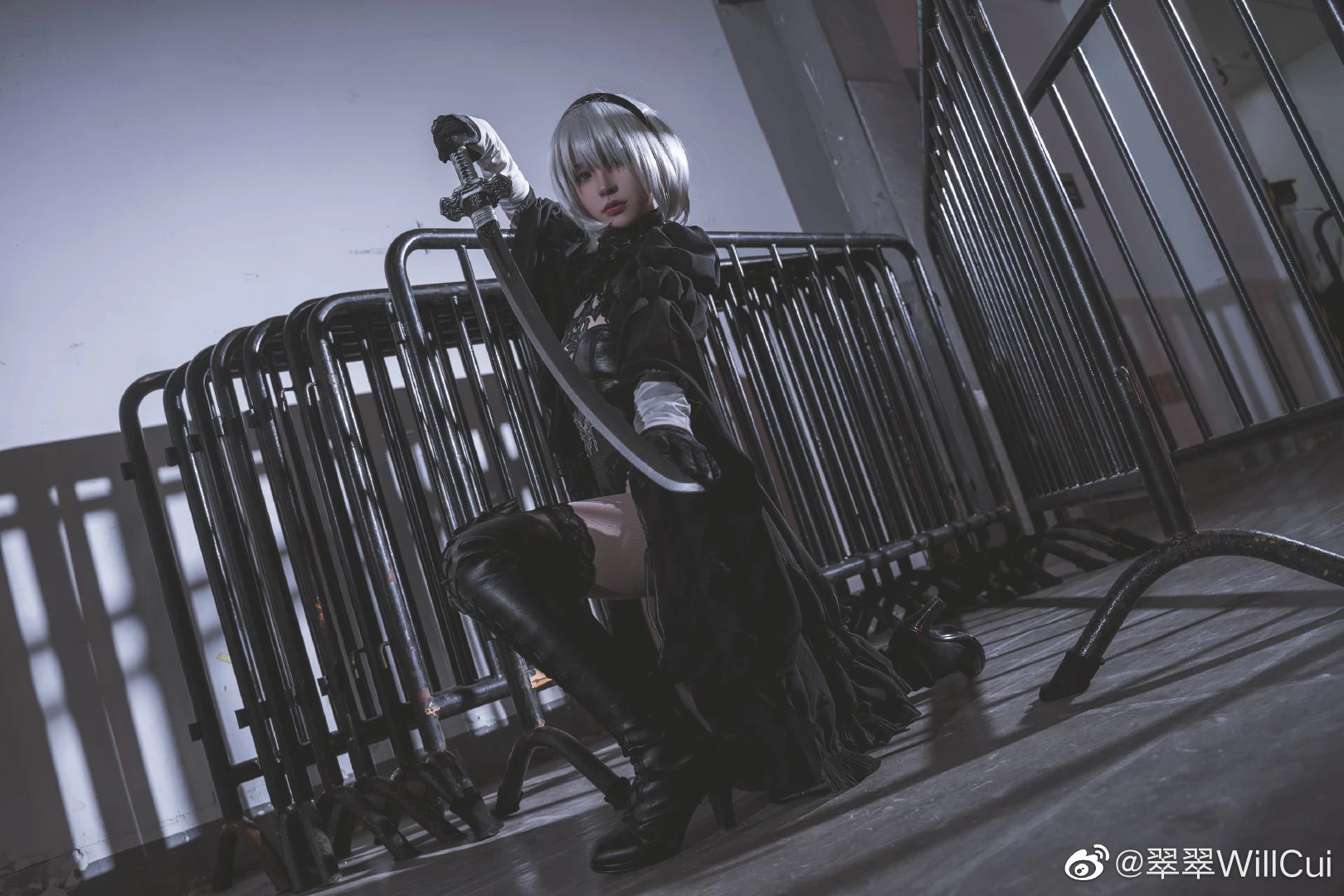 尼爾：自動人形 2B @快樂的蓮某人 [攝影：@翠翠WillCui] [螢火蟲動漫遊戲嘉年華] [9P]