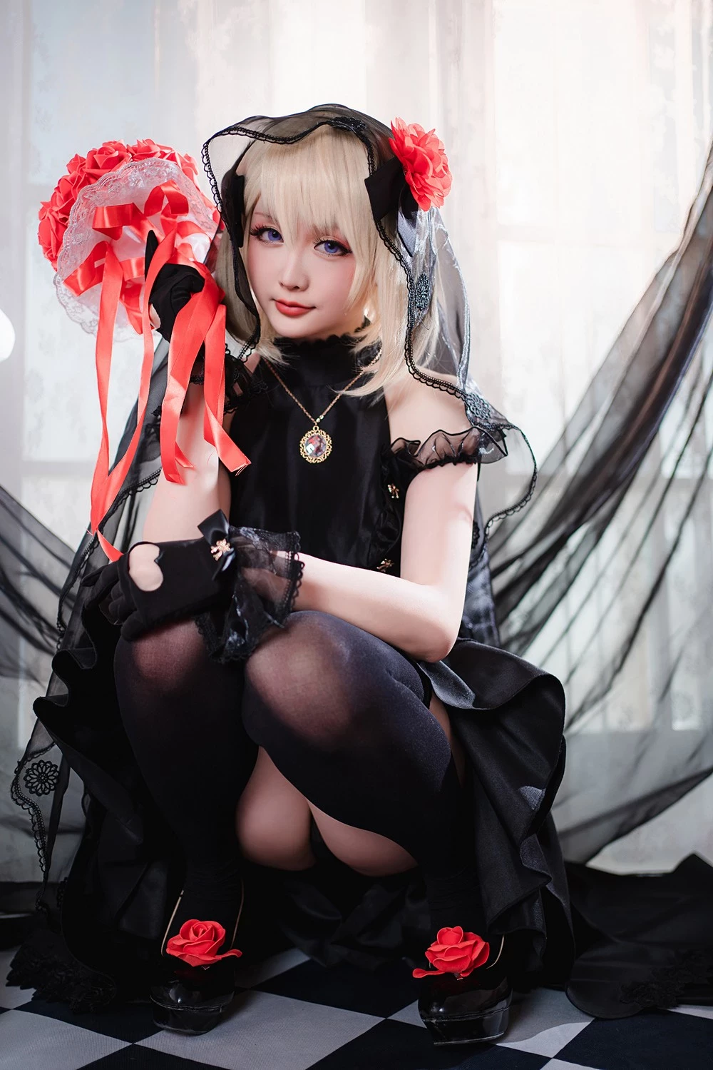 Hoshilily 這很遲遲 Valentine Scathacha [FGO]   Z23 [azurlane]