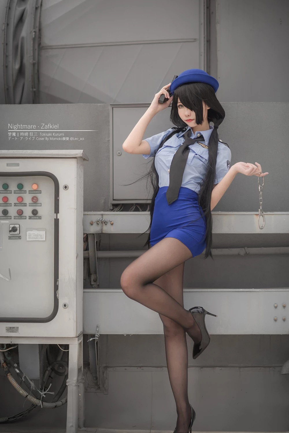 Momoko葵葵 - Tokisaki Kurumi Police Uniform