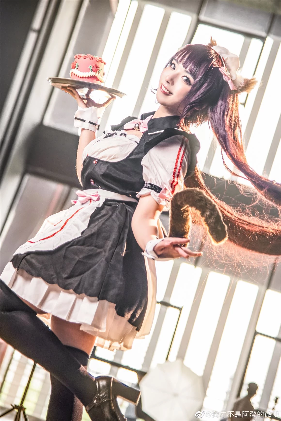 《巧克力與香子蘭》巧克力可愛女僕裝Cosplay美圖[CN：我才不是阿澄的微博] [9P]