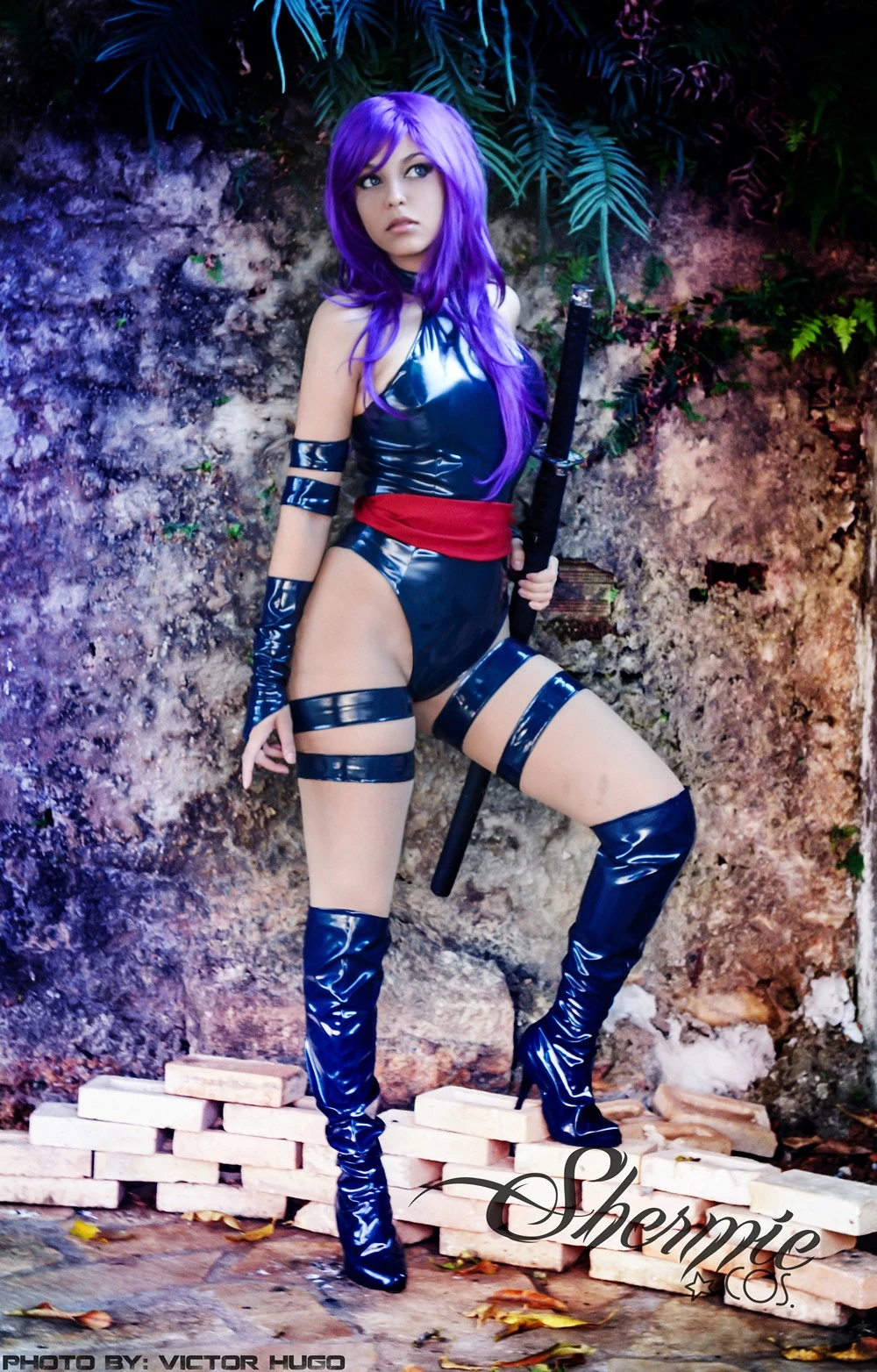 Assorted X-Men Psylocke Cosplay