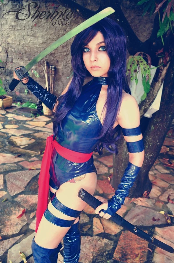 Assorted X-Men Psylocke Cosplay