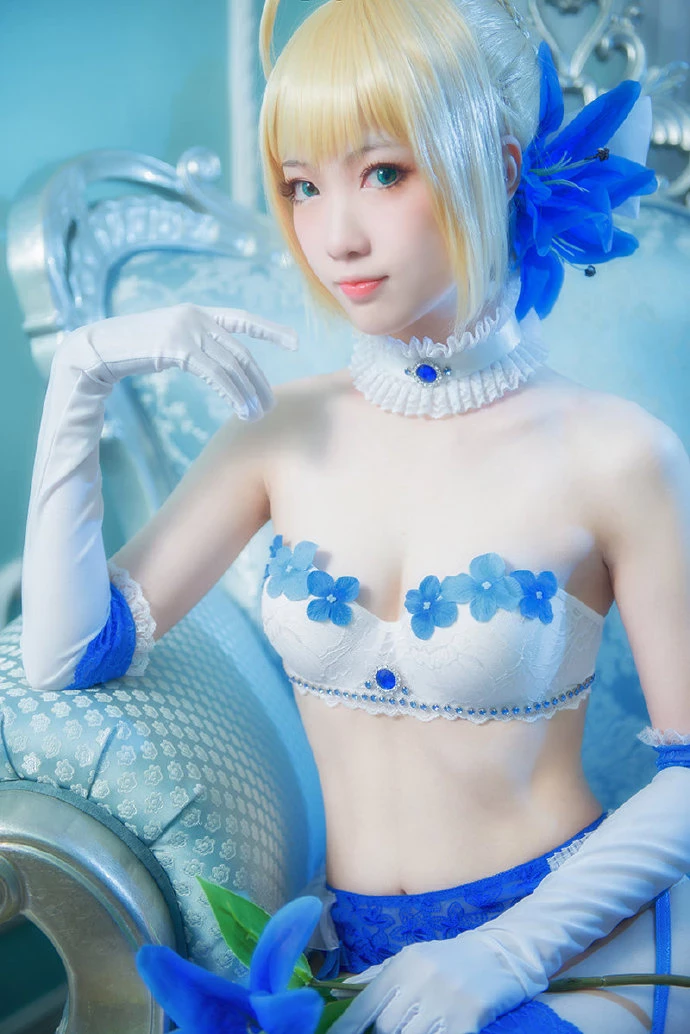 FGO阿爾托莉雅Saber內衣cos Lingerie ver. cn妖少you1 [9P]