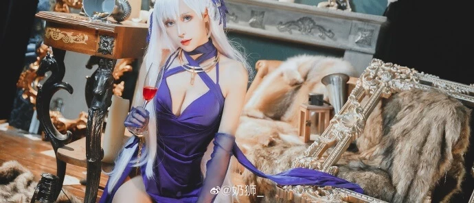 碧藍航線貝爾法斯特禮服cos 優雅而高貴的從者 cn奶獅 [10P]