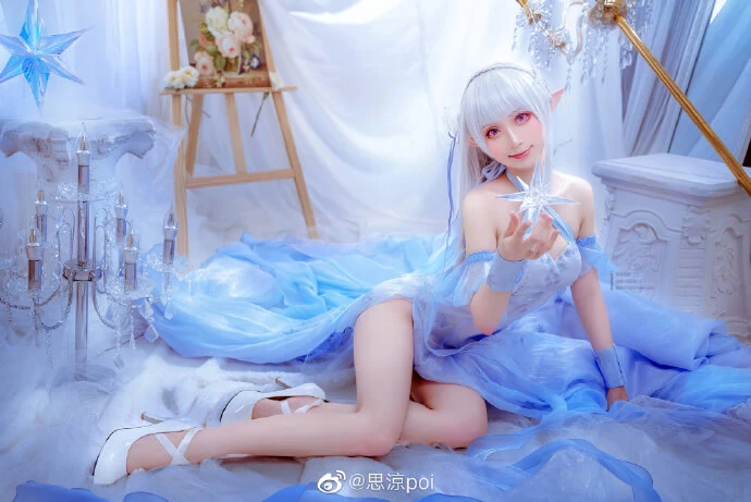 從零開始艾米莉亞EMT 愛蜜莉雅水晶禮服cos cn思涼poi [9P]