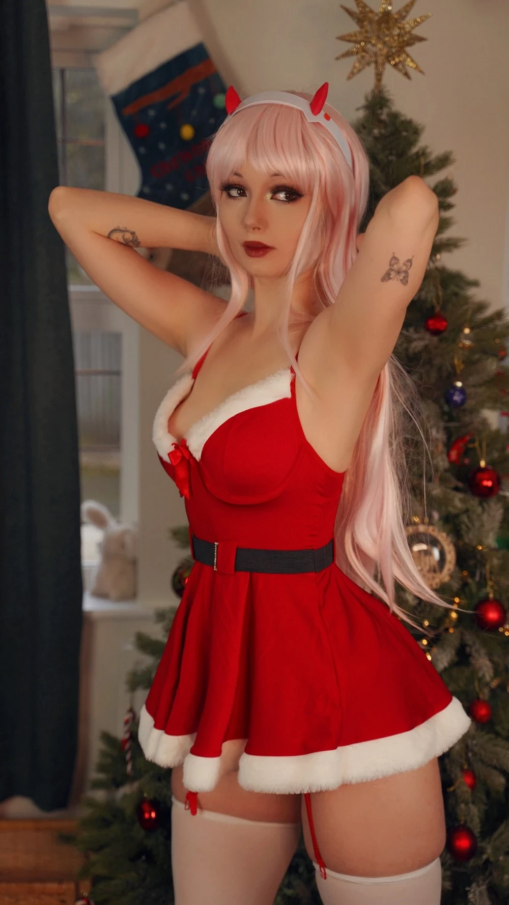 [Cosplay] Pixiecat - Zero Two Christmas [31 December 2021]