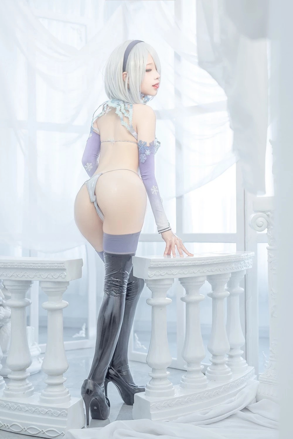 [Cosplay] [蠢沫沫momo-][Cosplay][2b 冰雪]60P [14 January 2022]