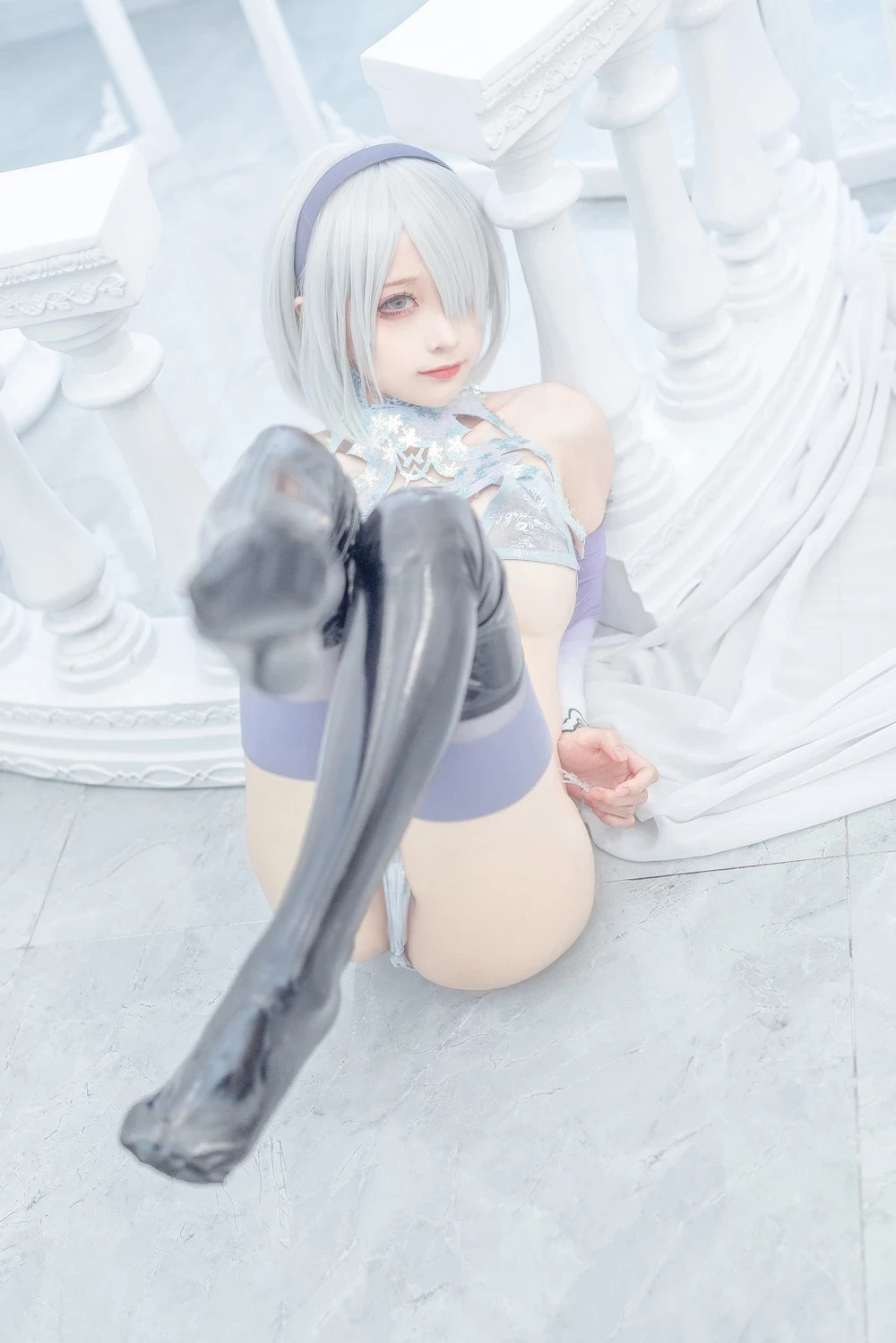 [Cosplay] [蠢沫沫momo-][Cosplay][2b 冰雪]60P [14 January 2022]