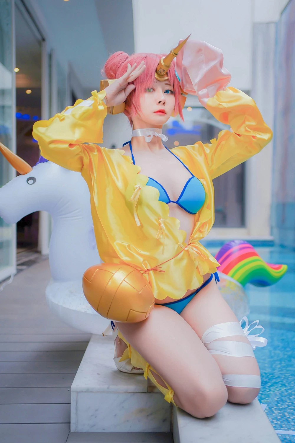 [Cosplay] Arty Huang - FGO Frankenstein swimsuit [2 sets] [32P] [6 February 2022]