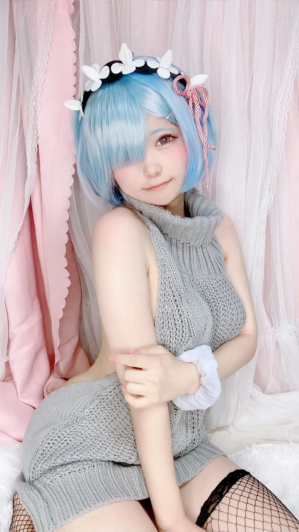 [°ʚ魔王てゃんɞ°] ﰖ�Rem × Virgin Killer Sweaterﰖ�