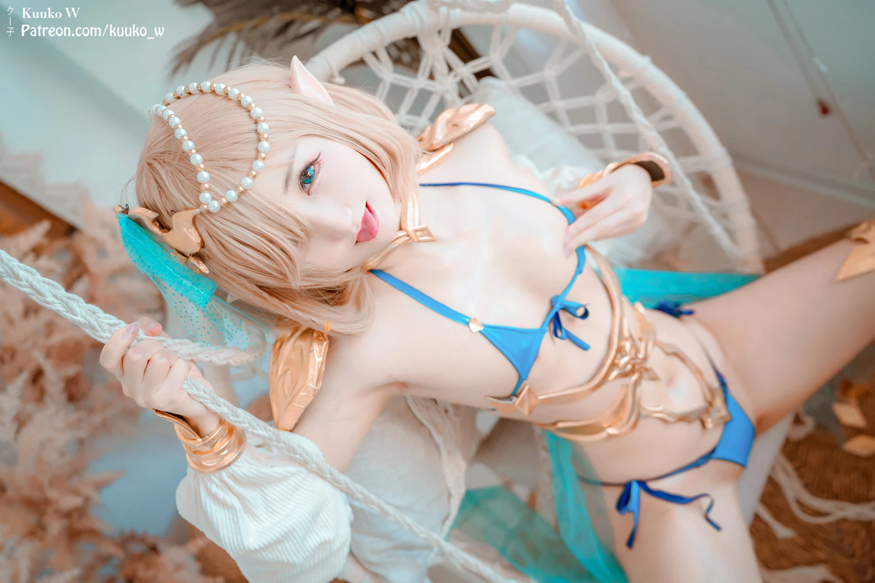 KuukoW クー子 Cosplay Elf Kukuru