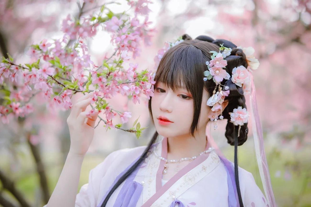 Nyako喵子 櫻花漢服 花神祈願