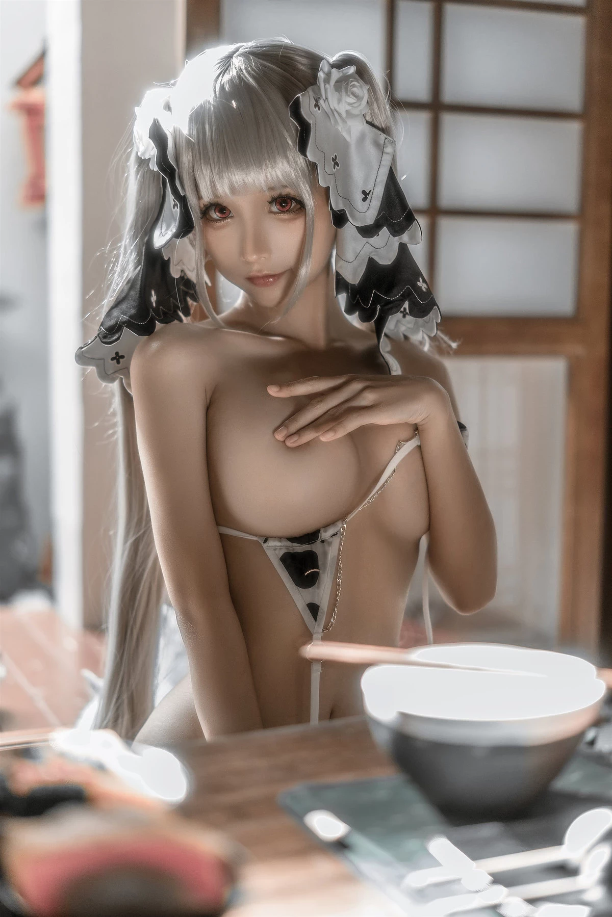 蠢沫沫 Cosplay 可畏婚紗紳士版